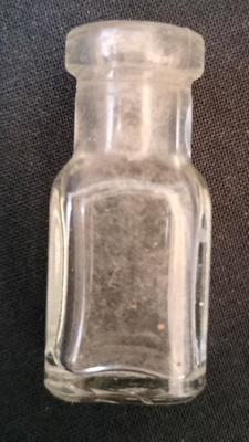 Small Clear Glass Bottle; 2024.2066