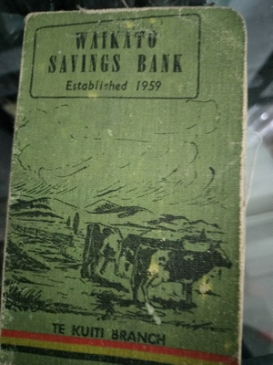 Waikato Savings Bank Savings Book - belonged to Te Kuiti Municipal Band; 2024.1970