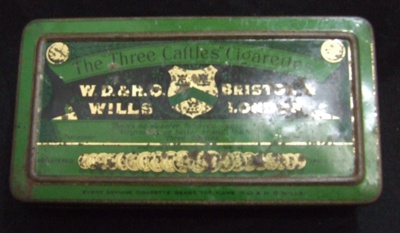 The Three Caftles Hinged Cigarette Tin; W.D. & H.O. WILLS; 2024.1845