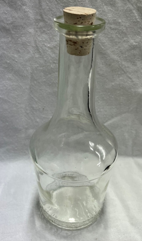 Montana clear glass wine bottle; Montana wines; 2022.0169 on NZ Museums