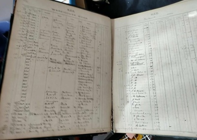 Te Kuiti Railway Warehouse Ledger 1908; 1897; 2025.2193