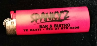 BIC Lighter - "Spanky'z Bar & Bistro"; 20256.2165