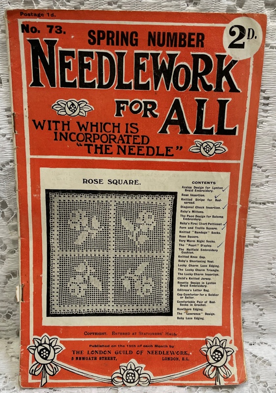 "Needlework for all" Magazine Vol. VII; The London Guild of Needlework