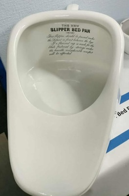 Porcelain "Slipper" Bed Pan; c1920; 2025.2195