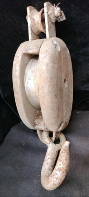Wooden Block and Tackle Pulley; 2025.2022