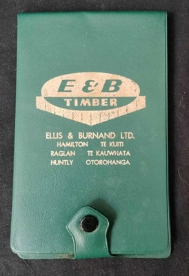 E & B Timber Ltd. Notebook Cover; c1980; 2025.2174