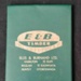 E & B Timber Ltd. Notebook Cover; c1980; 2025.2174