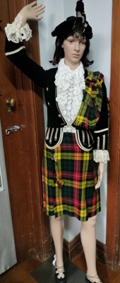 Highland Dancing Uniform worn at 1948 Cowal World Championship by Nancy Waite (nee Howell) ; 2025.2092