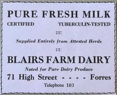 fht.2026.193  copy of 71 high st, forres - blairs farm dairy advert