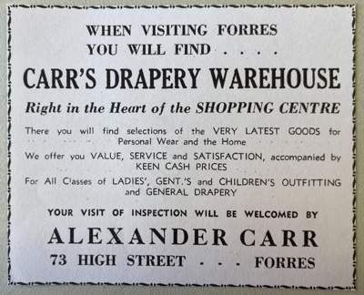 fht.2026.195  copy of 73 high st, forres - carr's drapery advert