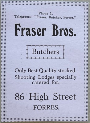fht.2026.209  copy of 86 high st, forres - alex fraser butchers advert
