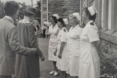 Photograph, Leanchoil Hospital Royal visit; 1984; LT.2022.2.13