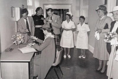 Photograph, Leanchoil Hospital Royal visit; 1984; LT.2022.2.14