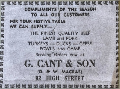 fht.2026.214  copy of 92 high st, forres - g cant butchers advert