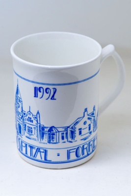 Photograph, Leanchoil Hospital Centenary mug; 1990s; LT.2022.10.2
