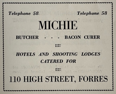 fht.2026.224 copy of 110 high st, forres - michie butchers advert