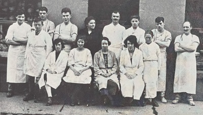 fht.2026.141  62 high st - wm deas staff, c1926 - 'a glimpse of forres' book image