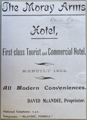 fht.2026.190  copy of 67 high st, forres - moray arms hotel advert