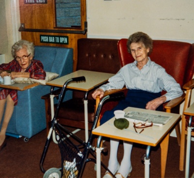 Photograph, Leanchoil Hospital long stay residents; 1988; LT.2022.1.52