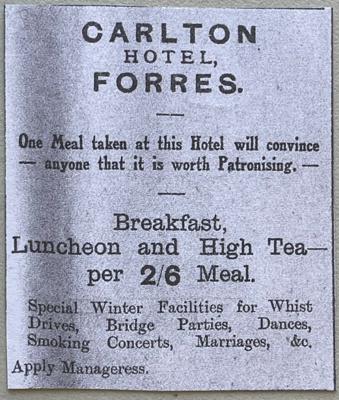 fht.2026.188  copy of 67 high st, forres - carlton hotel advert
