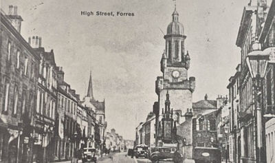 fht.20265.146  high st 1930 - 'a glimpse of forres' book image