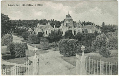 Photograph, postcard of Leanchoil Hospital; 1930s; LT.2022.8.1