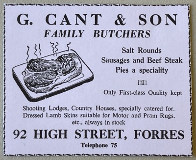 fht.2026.215  copy of 92 high st, forres - g cant butchers advert