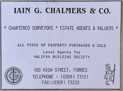 fht.2026.222  copy of 100 high st, forres -  iain g. chalmers surveyors advert