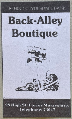 fht.2026.217  copy of 98 high st, forres - back alley boutique advert