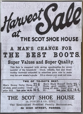 fht.2026.172  copy of 55 high st, forres - the scot shoes house advert