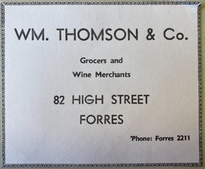 fht.2026.206  copy of 82 high st, forres - wm thomson & co advert