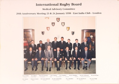 Photo: International Rugby Football Board - Medical Advisory Committee ; 1998; P0173 Photo: International Rugby Football Board - Medical Advisory Committee ; 1998; P0173