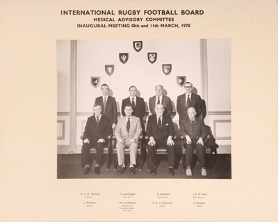 Photo: International Rugby Football Board - Medical Advisory Committee; 1978; P0177 Photo: International Rugby Football Board - Medical Advisory Committee; 1978; P0177
