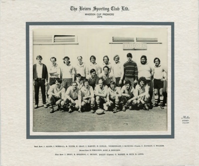 Rugby - Whiddon Cup Premiers 1975; 1975; P0055 Rugby - Whiddon Cup Premiers 1975; 1975; P0055