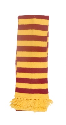 Textile - Woollen scarf with Briars colours, Gold and Maroon.; T159 Textile - Woollen scarf with Briars colours, Gold and Maroon.; T159