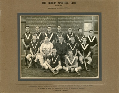 Hockey - 1st XI 1946 - Runners Up, 4th grade NSWHA; 1946; P0023 Hockey - 1st XI 1946 - Runners Up, 4th grade NSWHA; 1946; P0023