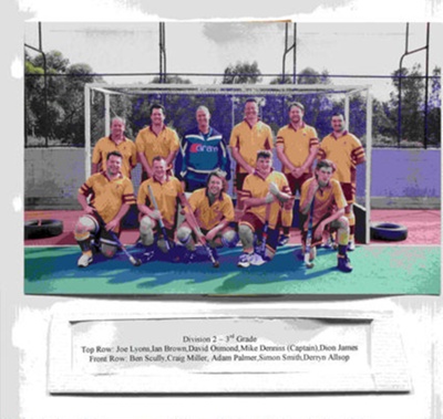 Hockey - Sydney Hockey Association Division 2 - 3rd grade 2003; 2003; P0032 Hockey - Sydney Hockey Association Division 2 - 3rd grade 2003; 2003; P0032