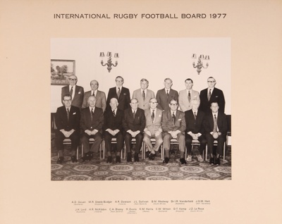 Photo: International Rugby Football Board ; 1977; P0182 Photo: International Rugby Football Board ; 1977; P0182
