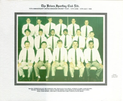 Cricket - 75th anniversary United Kingdom Cricket Tour 13/06-13/07/1993; 1993; P0090 Cricket - 75th anniversary United Kingdom Cricket Tour 13/06-13/07/1993; 1993; P0090