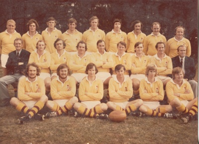 Photograph - Photographic colour print of Briars Rugby Team. Year unknown. ; P0230 Photograph - Photographic colour print of Briars Rugby Team. Year unknown. ; P0230