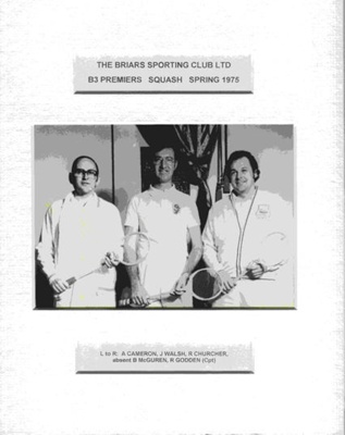 Squash - B3 Premiers Spring 1975; 1975; P0002 Squash - B3 Premiers Spring 1975; 1975; P0002