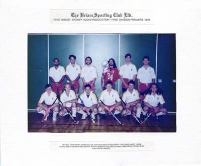 Hockey - Sydney Hockey Association - 1st grade, 1st Division Premiers 1994; 1994; P0027 Hockey - Sydney Hockey Association - 1st grade, 1st Division Premiers 1994; 1994; P0027