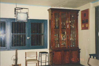 Photograph - Interior photograph taken at the former Briars Sporting Club Headquarters.; 1995; P0224 Photograph - Interior photograph taken at the former Briars Sporting Club Headquarters.; 1995; P0224