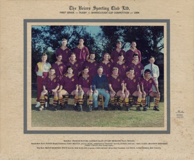 Rugby - 1st grade - Barraclough Cup competition 1994; 1994; P0064 Rugby - 1st grade - Barraclough Cup competition 1994; 1994; P0064