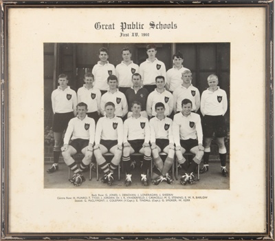 Photo: Great Public Schools - First XV, ; 1962; F0044 Photo: Great Public Schools - First XV, ; 1962; F0044