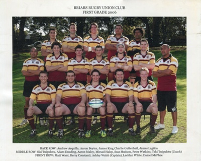 Rugby - 1st grade 2006; 2006; P0069 Rugby - 1st grade 2006; 2006; P0069