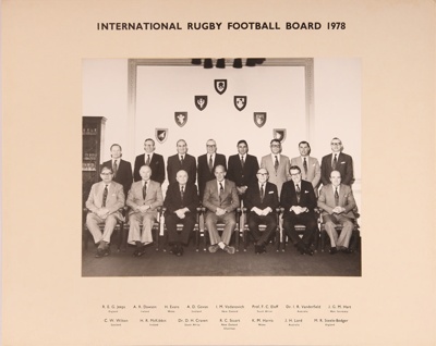 Photo: International Rugby Football Board; 1978; P0178 Photo: International Rugby Football Board; 1978; P0178