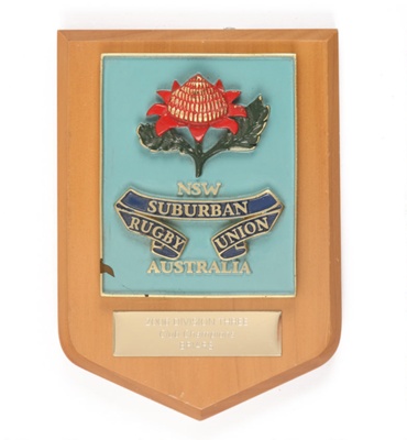 Plaque - Division Three - Club Champions - Briars - Suburban Rugby Union Australia; 2006; OB0214 Plaque - Division Three - Club Champions - Briars - Suburban Rugby Union Australia; 2006; OB0214