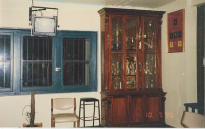 Photograph - Interior photograph taken at the former Briars Sporting Club Headquarters.; 1995; P0223 Photograph - Interior photograph taken at the former Briars Sporting Club Headquarters.; 1995; P0223