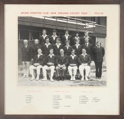 Photo: Briars Sporting Club - New Zealand Cricket Tour; 1973 - 1974; F0040 Photo: Briars Sporting Club - New Zealand Cricket Tour; 1973 - 1974; F0040
